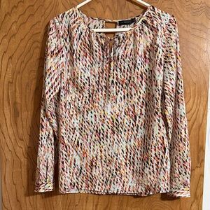 The Limited Multicolor long sleeve Patterned Blouse